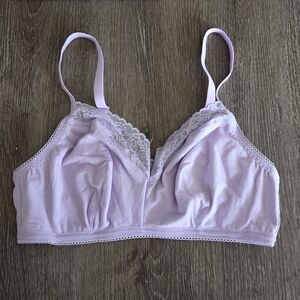 NEW Savage X Fenty Soft Lilac Lace Bralette 1X